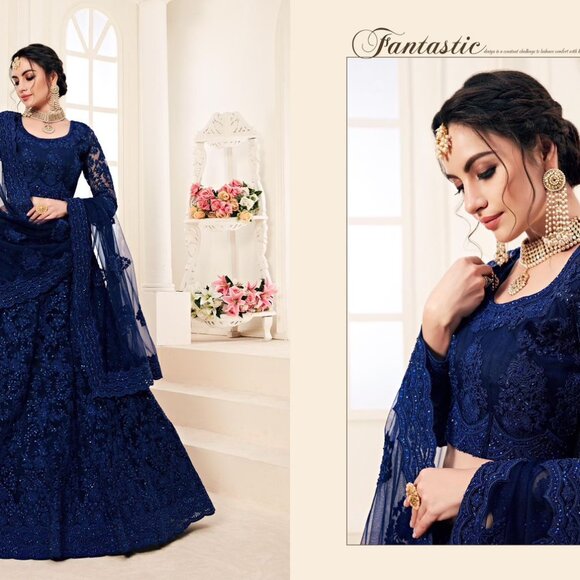 Bridal Lengha Set - Picture 11 of 16